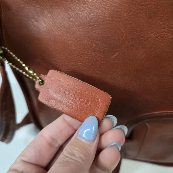 Vintage 1960-1970s Coach Courier Made In NYC Rust, Pre-Creed - Picture 2 of 15